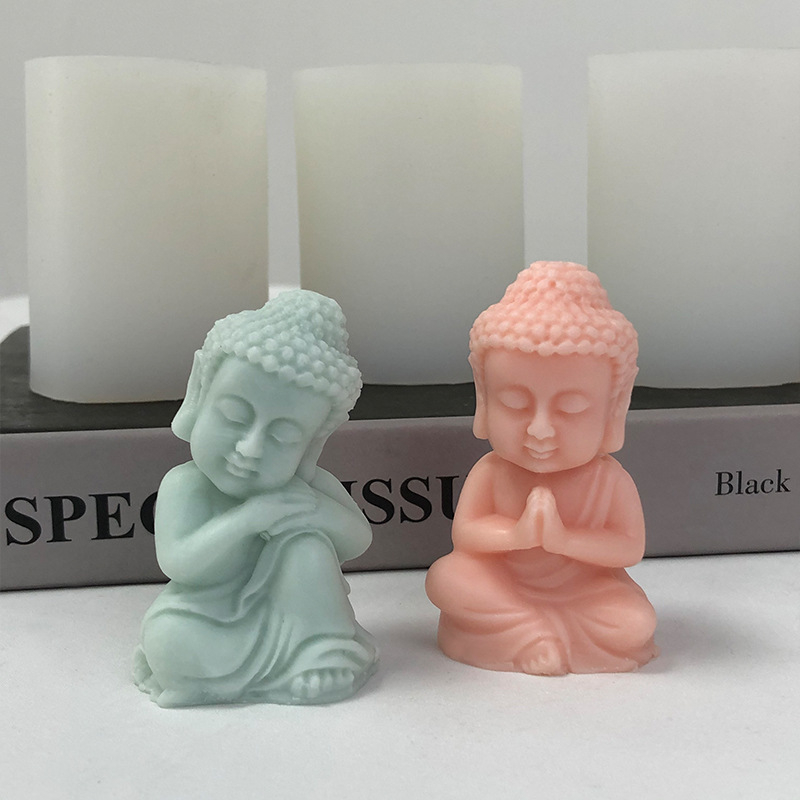 Silikonska forma za Guanyin Bodhisattva za DIY aromatične svijeće, ukrasi od smole i gipsa