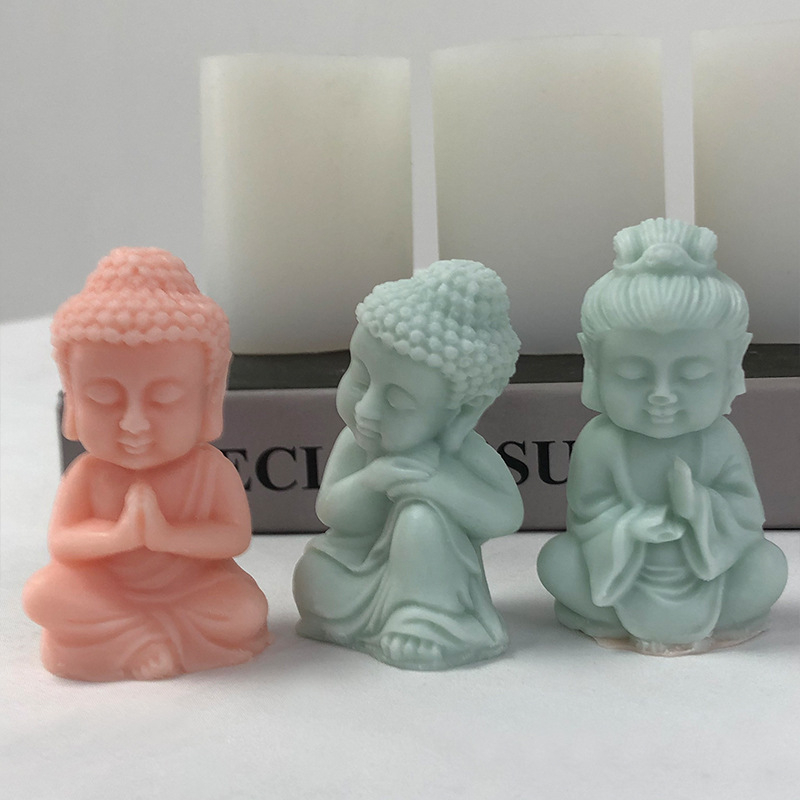 Silikonska forma za Guanyin Bodhisattva za DIY aromatične svijeće, ukrasi od smole i gipsa