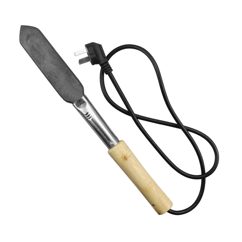 Електрически поялник с дървена дръжка, 220V, електрическо нагряване, за козина от прасе