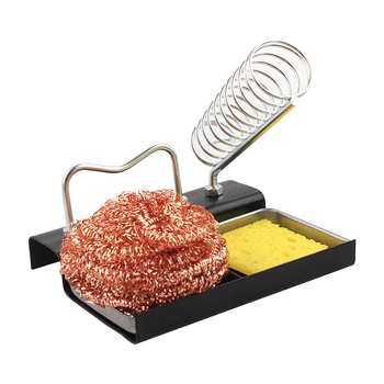 Suport metalic pentru fier de lipit cu gaură Ø33 mm și canelură de 85 mm – Mingmen Welder