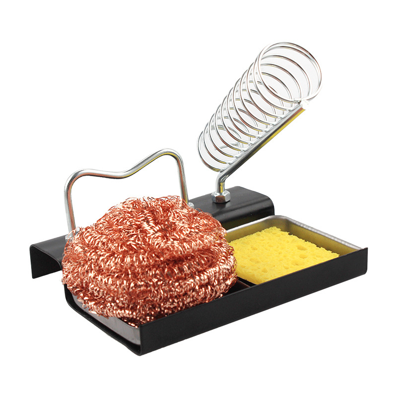 Suport metalic pentru fier de lipit cu gaură Ø33 mm și canelură de 85 mm – Mingmen Welder