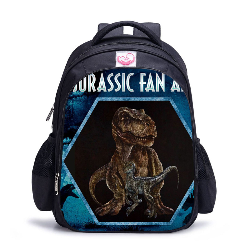 Robby King 3D dinosauri školska torba, otisak životinja, Oxford tkanina, kapacitet 20–35L, džep za laptop