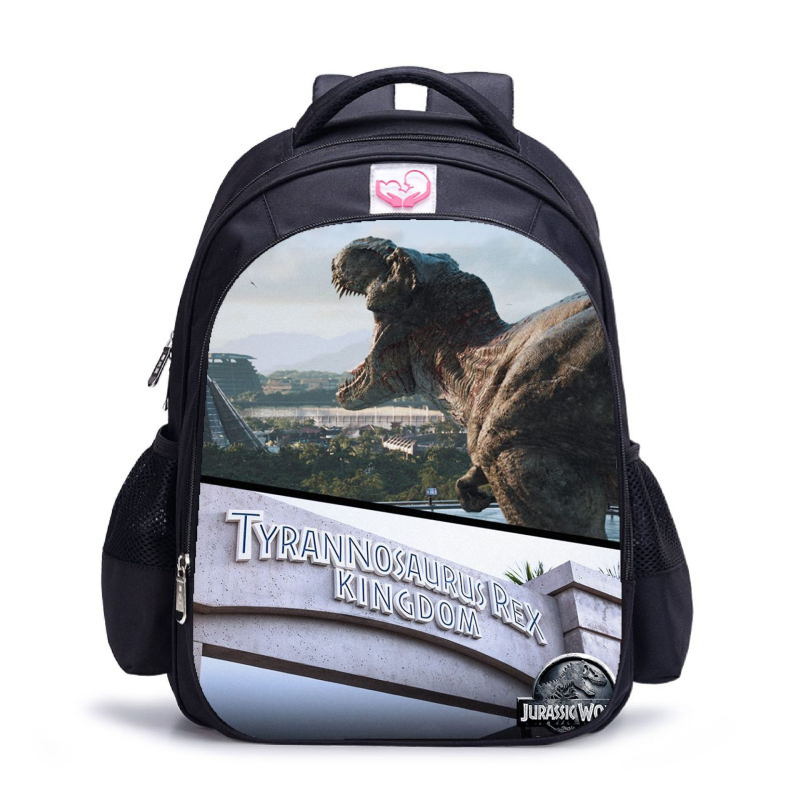 Robby King 3D dinosauri školska torba, otisak životinja, Oxford tkanina, kapacitet 20–35L, džep za laptop