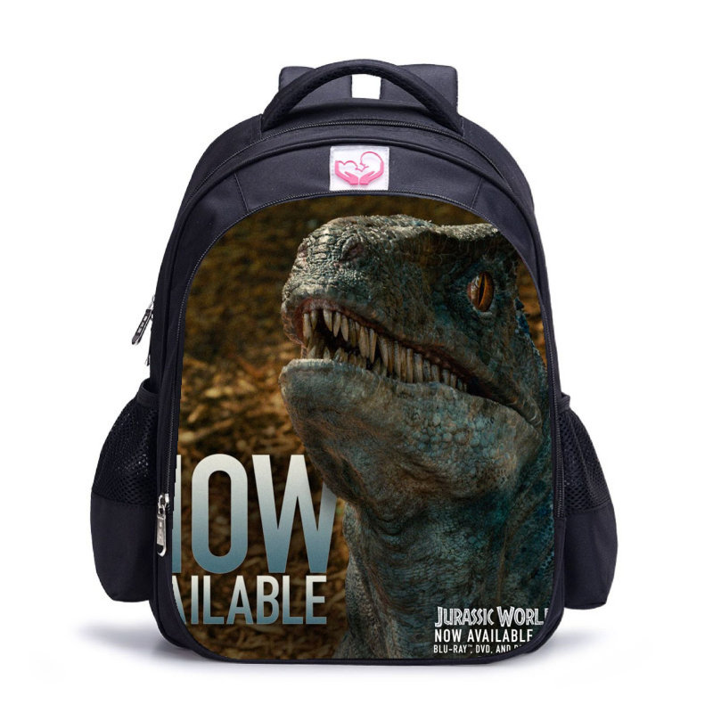 Robby King 3D dinosauri školska torba, otisak životinja, Oxford tkanina, kapacitet 20–35L, džep za laptop