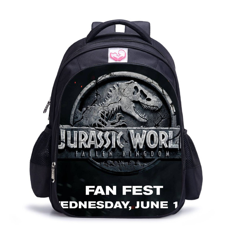 Robby King 3D dinosauri školska torba, otisak životinja, Oxford tkanina, kapacitet 20–35L, džep za laptop
