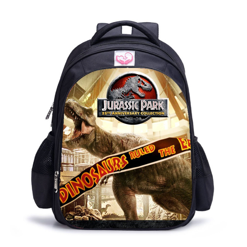 Robby King 3D dinosauri školska torba, otisak životinja, Oxford tkanina, kapacitet 20–35L, džep za laptop