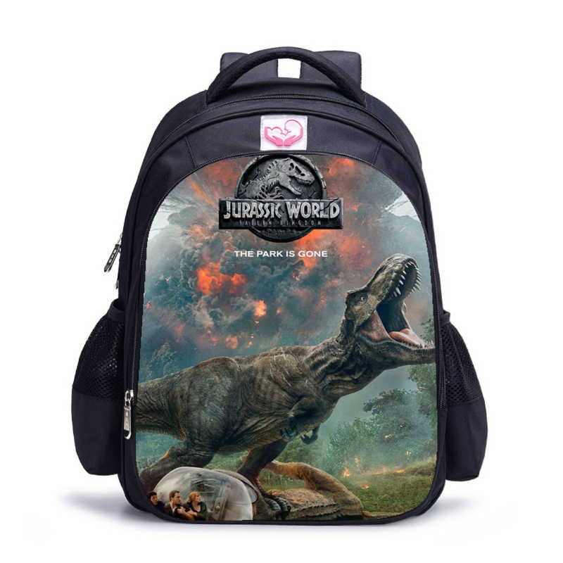 Robby King 3D dinosauri školska torba, otisak životinja, Oxford tkanina, kapacitet 20–35L, džep za laptop
