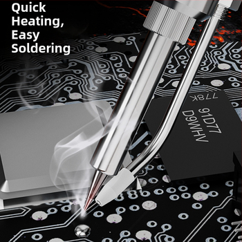 Kézi és automata felfűtéssel rendelkező forrasztópisztoly és készlet, kerámiás elektromos forrasztóvas, 220V, hegesztésre és karbantartásra