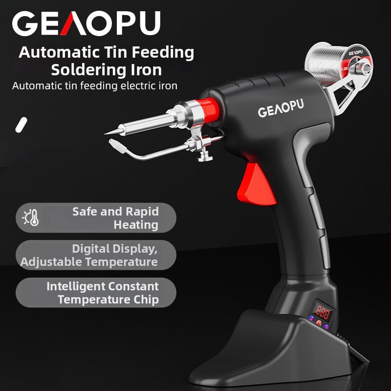 Kézi és automata felfűtéssel rendelkező forrasztópisztoly és készlet, kerámiás elektromos forrasztóvas, 220V, hegesztésre és karbantartásra