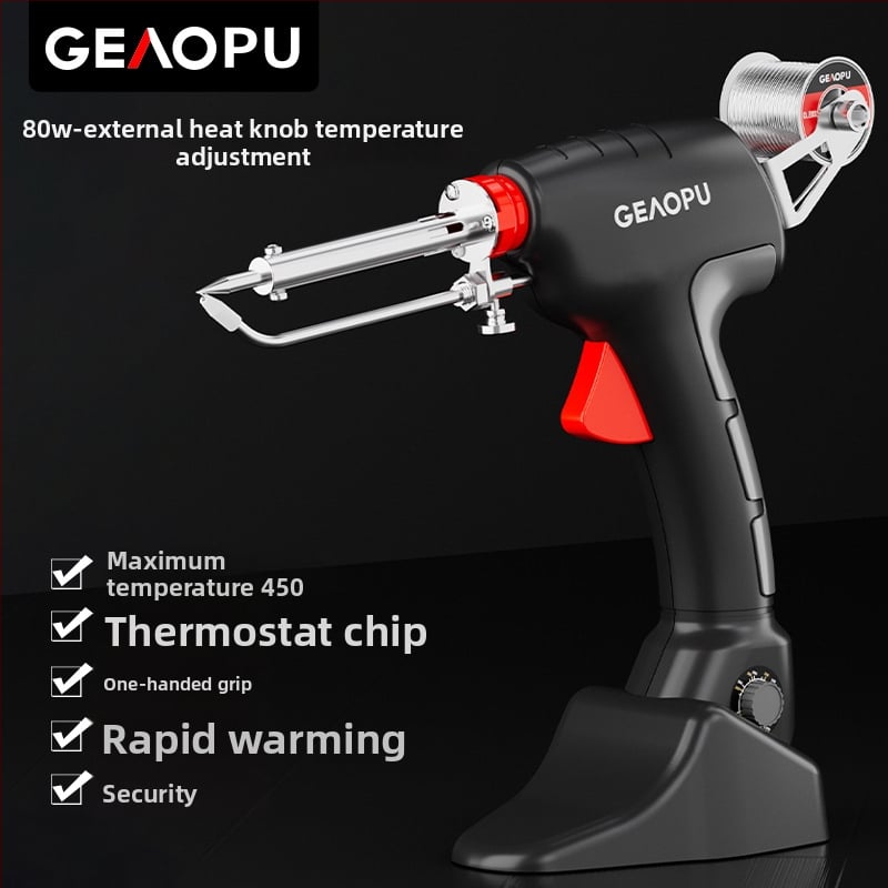 Kézi és automata felfűtéssel rendelkező forrasztópisztoly és készlet, kerámiás elektromos forrasztóvas, 220V, hegesztésre és karbantartásra