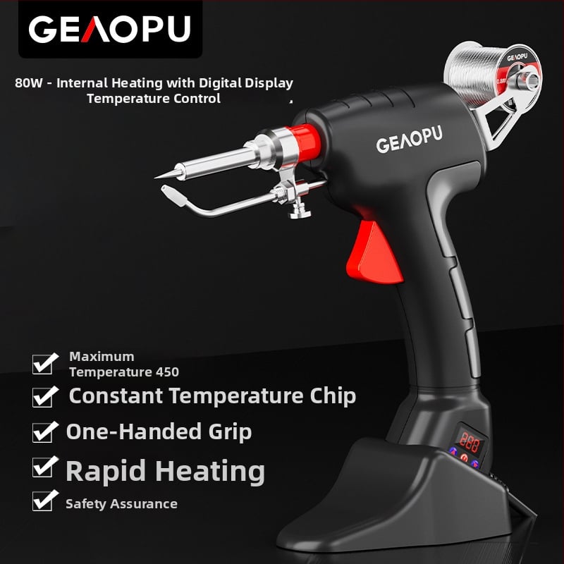 Kézi és automata felfűtéssel rendelkező forrasztópisztoly és készlet, kerámiás elektromos forrasztóvas, 220V, hegesztésre és karbantartásra