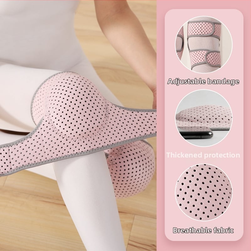 Feiyali коленни протектори за танци и фитнес, нейлонова конструкция, защита на коляното, подходящи за танцово движение