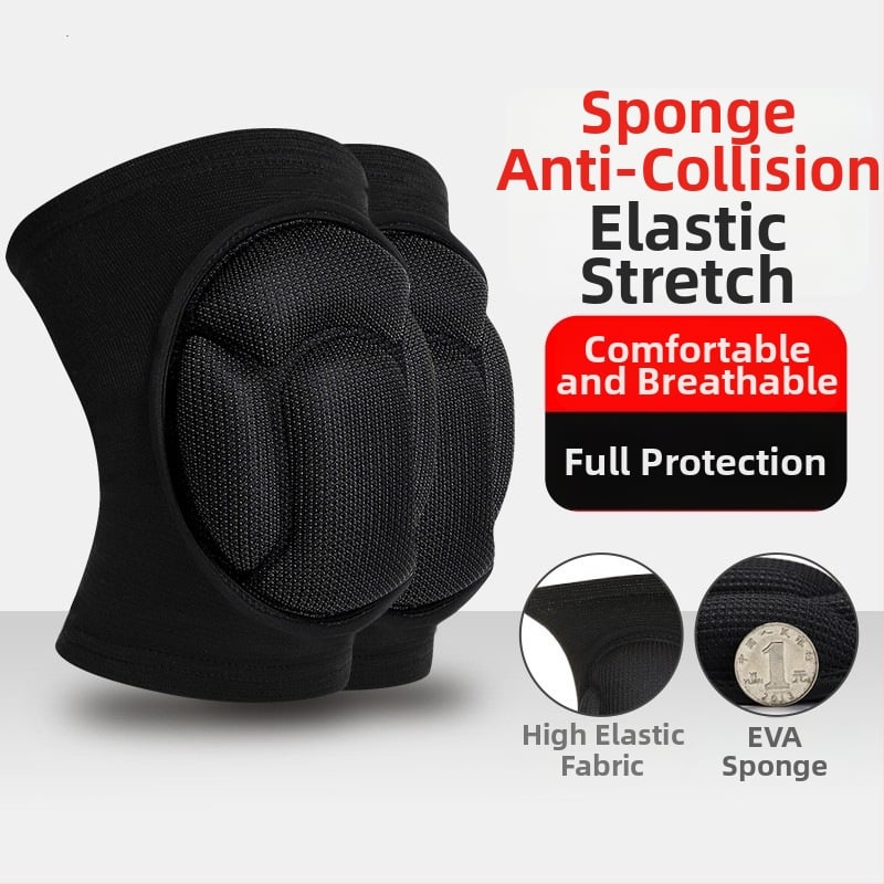 Feiyali коленни протектори за танци и фитнес, нейлонова конструкция, защита на коляното, подходящи за танцово движение