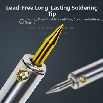 Σετ ηλεκτρικού κολλητήριου με ανταλλάξιμες άκρες, 220V, για ηλεκτρονική συγκόλληση.