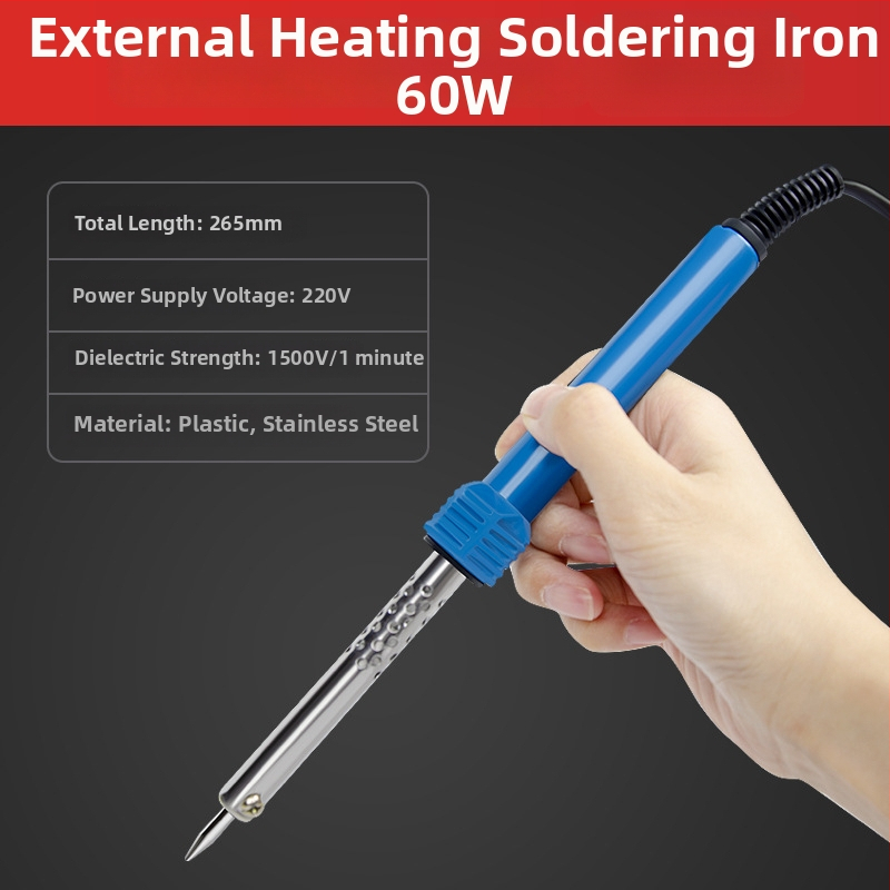 Σετ ηλεκτρικού κολλητήριου με ανταλλάξιμες άκρες, 220V, για ηλεκτρονική συγκόλληση.