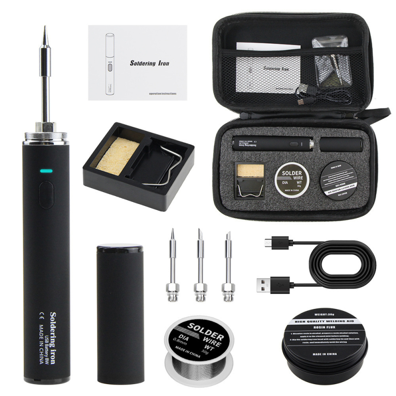 Letme USB Φορητό ηλεκτρικό κολλητήρι – 5V, πλαστική λαβή, συγκόλληση και επισκευές