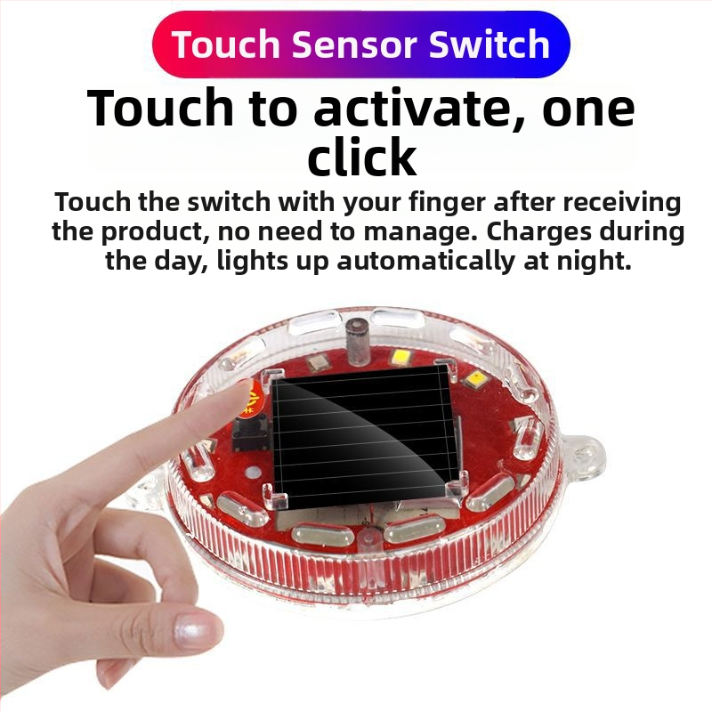 LED πίσω φως με ηλιακή ενέργεια και μαγνητική βάση – παγκόσμια προειδοποίηση κατά πρόσκρουσης για αυτοκίνητο, μοτοσικλέτα, τρόλεϊ και ποδήλατο; ισχύς 3, τάση 3, ρεύμα 0.3