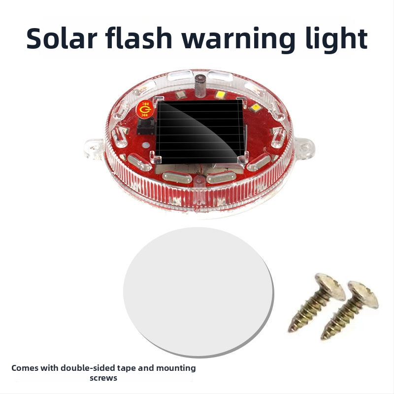 LED πίσω φως με ηλιακή ενέργεια και μαγνητική βάση – παγκόσμια προειδοποίηση κατά πρόσκρουσης για αυτοκίνητο, μοτοσικλέτα, τρόλεϊ και ποδήλατο; ισχύς 3, τάση 3, ρεύμα 0.3