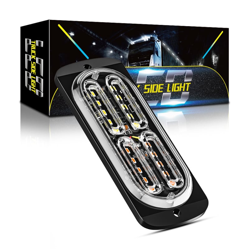 Bočna LED-bljeskalica za kamion – 60W, 12–24V, 500 lm, IP65, aluminijsko kućište