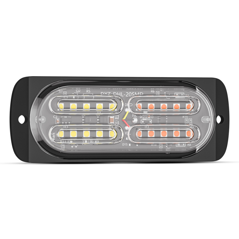 Bočna LED-bljeskalica za kamion – 60W, 12–24V, 500 lm, IP65, aluminijsko kućište