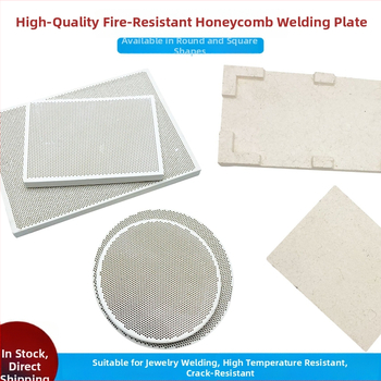 Augstas temperatūras izturīga metināšanas plāksne juvelierizstrādājumiem – kvarca ugunsdrošā ķieģeļu plāksne zelta un sudraba juvelierizstrādājumiem, DIY rīku komplekts