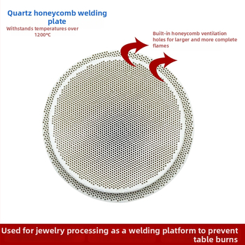 Augstas temperatūras izturīga metināšanas plāksne juvelierizstrādājumiem – kvarca ugunsdrošā ķieģeļu plāksne zelta un sudraba juvelierizstrādājumiem, DIY rīku komplekts