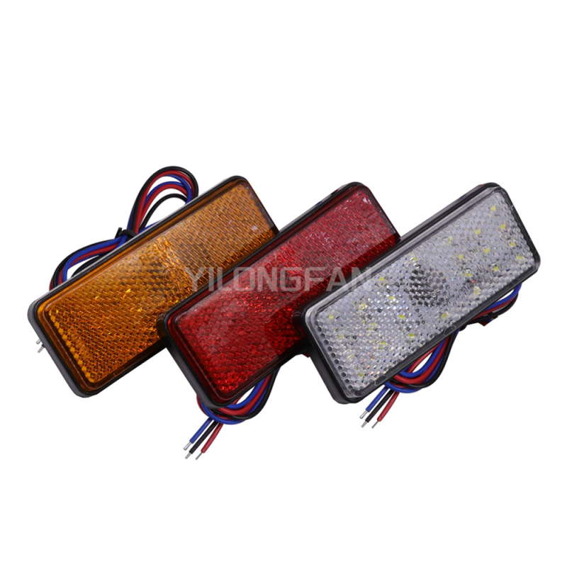 24-LED Οπίσθιο Φως για Ηλεκτρικά Οχήματα και Μοτοσικλέτες — IP66, 12V DC, 40 lm, 2835 LED