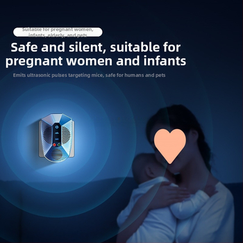 Otthoni ultrahangos patkányriasztó készülék, magas teljesítményű elektronikus kártevőriasztó, modell 818ML, 220V