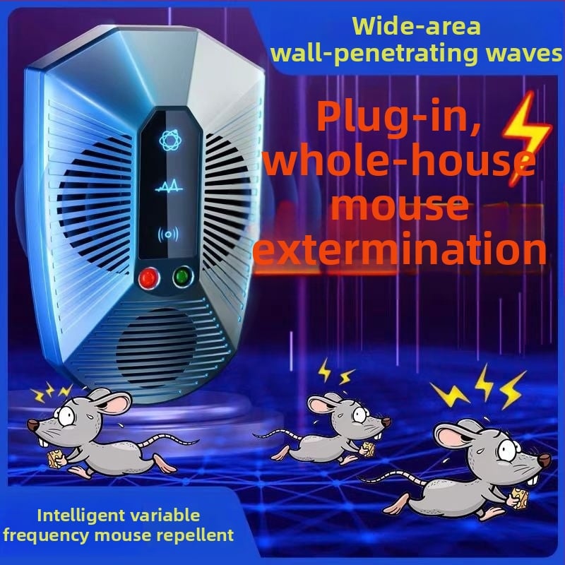 Otthoni ultrahangos patkányriasztó készülék, magas teljesítményű elektronikus kártevőriasztó, modell 818ML, 220V