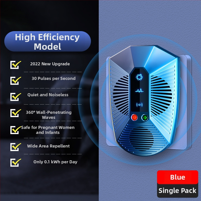 Otthoni ultrahangos patkányriasztó készülék, magas teljesítményű elektronikus kártevőriasztó, modell 818ML, 220V