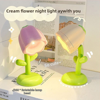 Креативна мини цветна нощна лампа – LED настолен декоративен осветител за спалня; Марка Liberal arts; Източник на светлина: LEDs; Материал: Other; Произход: Other; Тип на абажур: Other