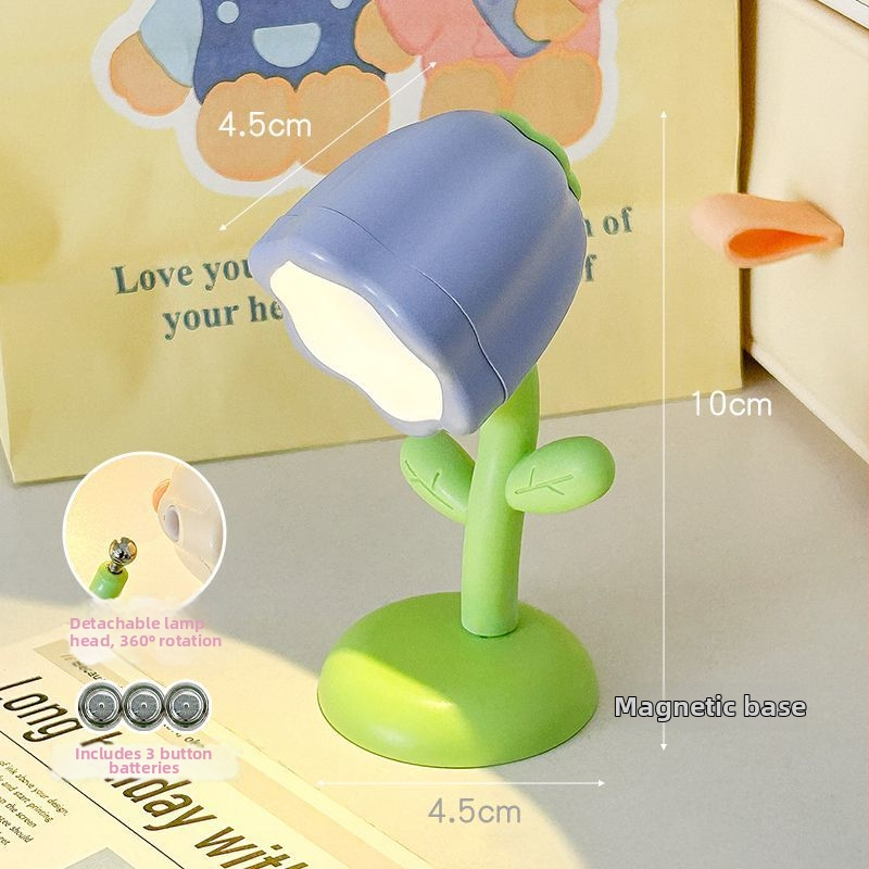 Креативна мини цветна нощна лампа – LED настолен декоративен осветител за спалня; Марка Liberal arts; Източник на светлина: LEDs; Материал: Other; Произход: Other; Тип на абажур: Other