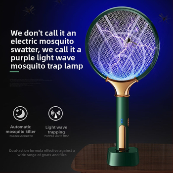 Újratölthető elektromos szúnyogcsapó – erőteljes, többfunkciós lámpa, kettő az egyben