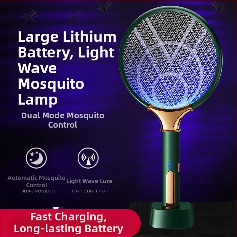 Újratölthető elektromos szúnyogcsapó – erőteljes, többfunkciós lámpa, kettő az egyben