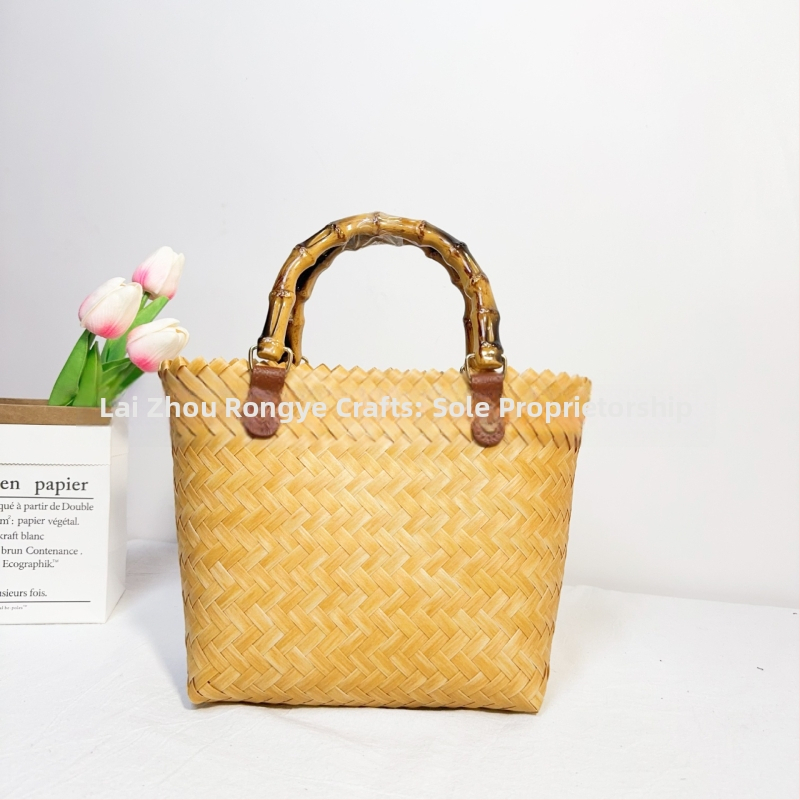 PVC Tote чанта с дизайн кошница за зеленчуци, стил градска простота, хоризонтална квадратна форма, горно отваряне, без подплата, голям капацитет, пускане през пролетта 2025