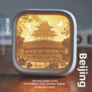 Νυχτερινό φως με χαρτοκοπτική Liuguang από το Πεκίνο – αναμνηστικό διακοσμητικό, μεταξωτό λουλούδι, μοντέλο 985, χωρίς παραμετροποίηση