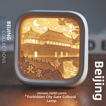 Νυχτερινό φως με χαρτοκοπτική Liuguang από το Πεκίνο – αναμνηστικό διακοσμητικό, μεταξωτό λουλούδι, μοντέλο 985, χωρίς παραμετροποίηση