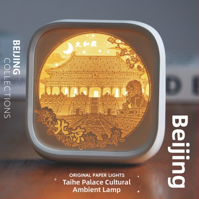 Νυχτερινό φως με χαρτοκοπτική Liuguang από το Πεκίνο – αναμνηστικό διακοσμητικό, μεταξωτό λουλούδι, μοντέλο 985, χωρίς παραμετροποίηση