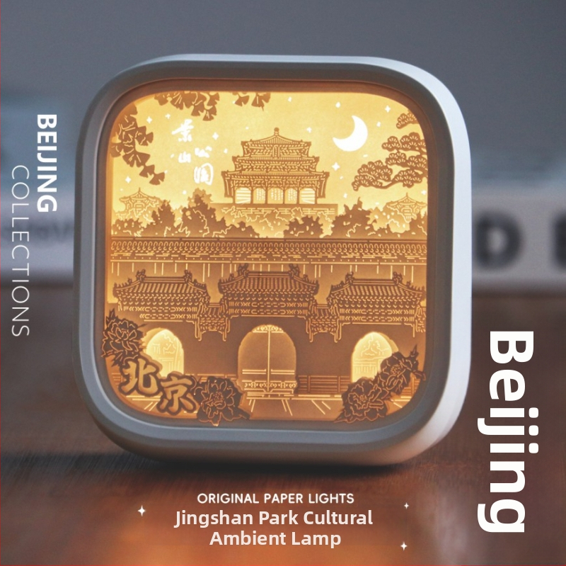 Νυχτερινό φως με χαρτοκοπτική Liuguang από το Πεκίνο – αναμνηστικό διακοσμητικό, μεταξωτό λουλούδι, μοντέλο 985, χωρίς παραμετροποίηση