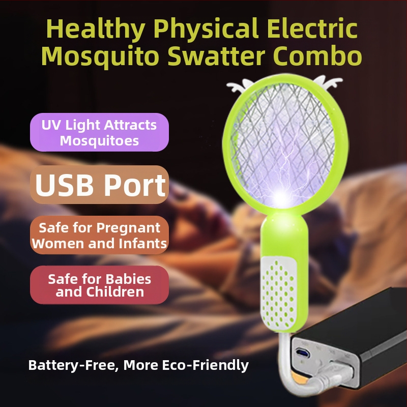 Dvifunkcinė elektrinė uodų gaudyklė – įkraunama, UV violetinės šviesos gaudyklė, baterija iki 800 mAh, veikimo laikas 12–24 valandos