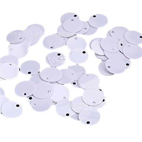 Laserom izrezane kružne paillettes, promjera 6–50 mm, za pozorišne kostime i DIY projekte
