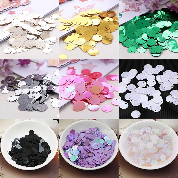Laserom izrezane kružne paillettes, promjera 6–50 mm, za pozorišne kostime i DIY projekte