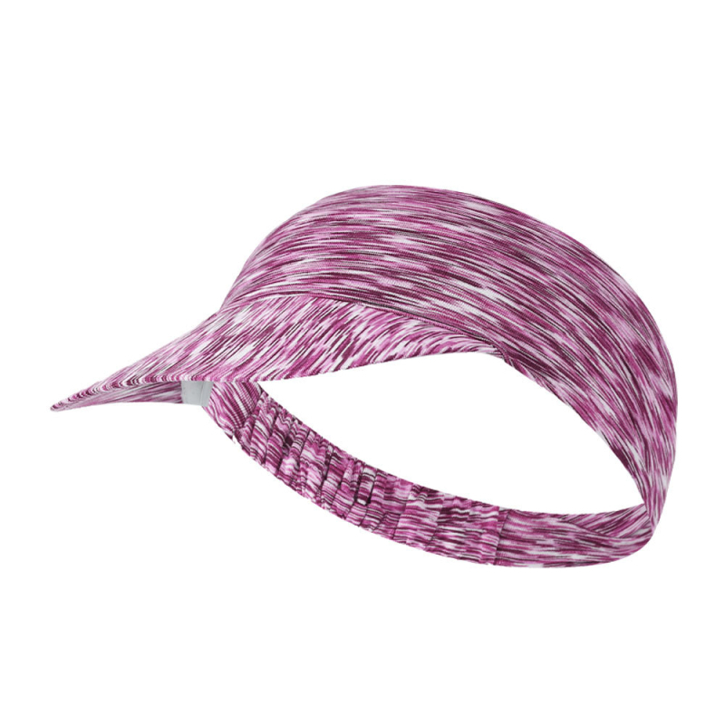 Спортна шапка за бягане на открито — бързосъхнеща, слънцезащита, дишаща полиестерна материя, унисекс, къса козирка