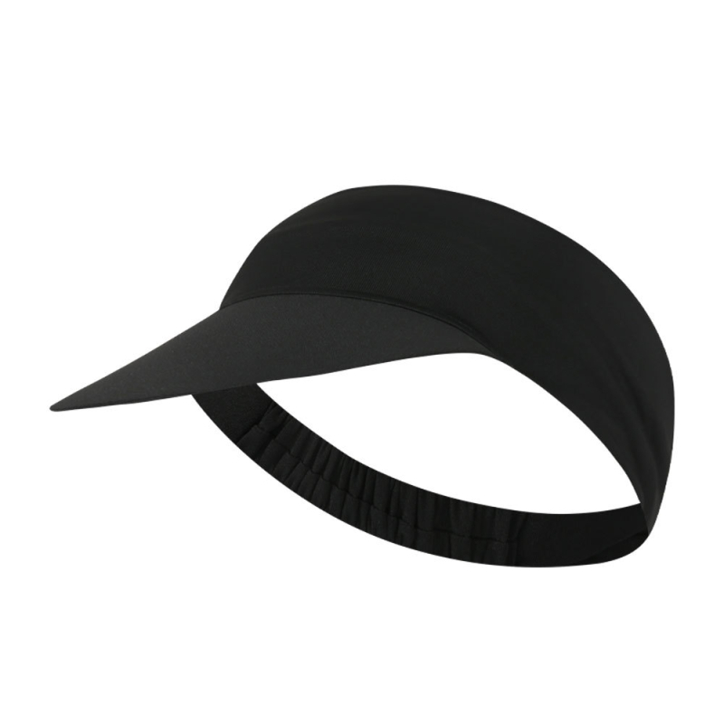 Спортна шапка за бягане на открито — бързосъхнеща, слънцезащита, дишаща полиестерна материя, унисекс, къса козирка