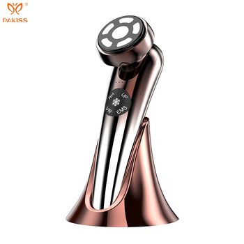 Συσκευή ανύψωσης προσώπου για ανάπλαση δέρματος με EMS μικρορεύμα, RF κόκκινο φως, θερμο-ψυχρή συμπίεση, αδιάβροχη IPX5, ενσωματωμένη μπαταρία 500–800 mAh