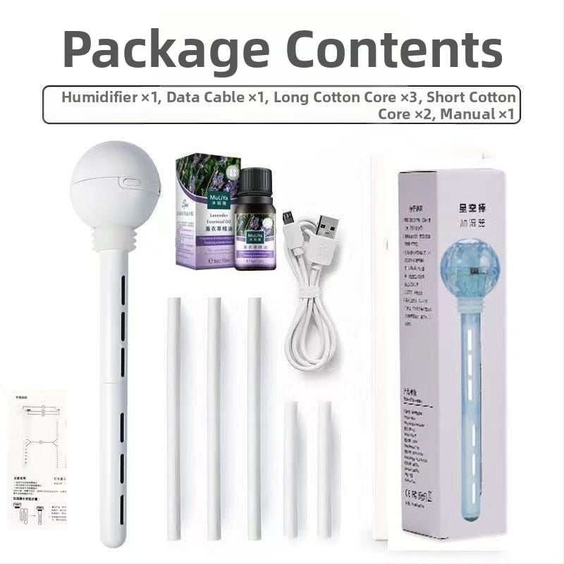 Φορτιζόμενος υγραντήρας, φορητός, διπλής χρήσης για αυτοκίνητο και σπίτι, κρύος ψεκασμός, 3ος τρόπος λειτουργίας