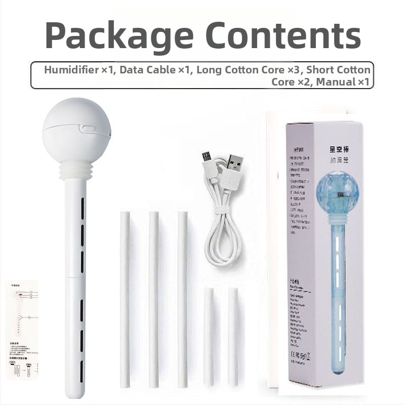 Φορτιζόμενος υγραντήρας, φορητός, διπλής χρήσης για αυτοκίνητο και σπίτι, κρύος ψεκασμός, 3ος τρόπος λειτουργίας