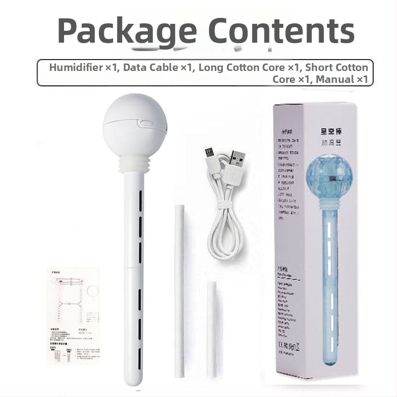 Φορτιζόμενος υγραντήρας, φορητός, διπλής χρήσης για αυτοκίνητο και σπίτι, κρύος ψεκασμός, 3ος τρόπος λειτουργίας