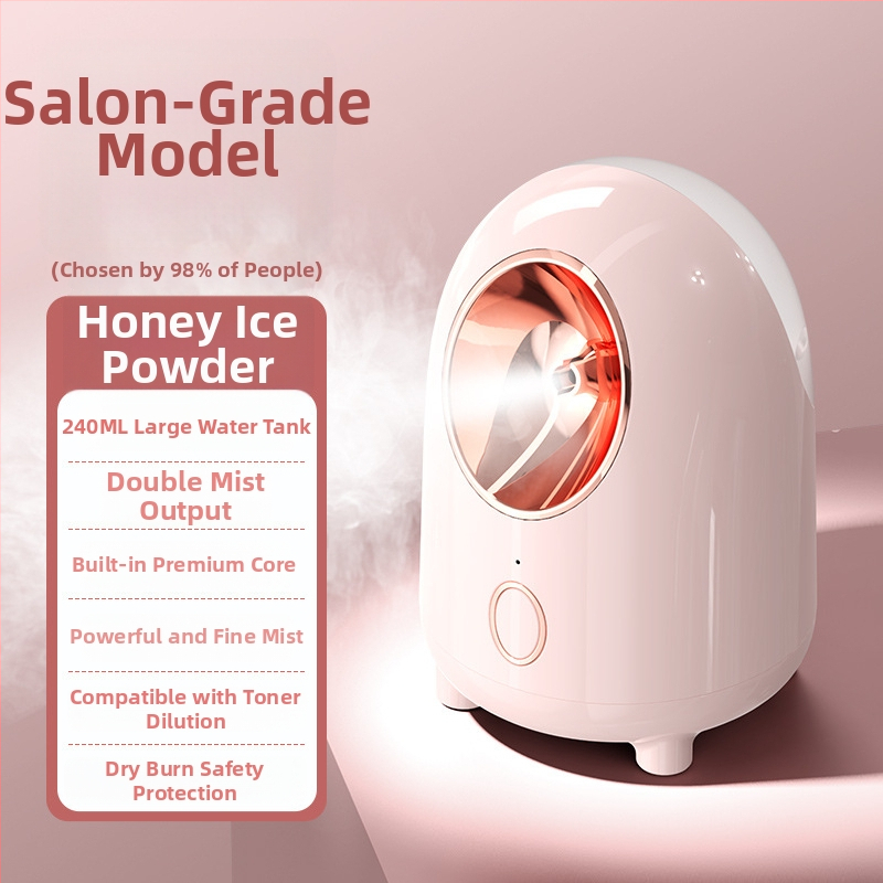 Mājas sejas hidratācijas ierīce ar nano smidzināšanu, karsts un auksts smidzinājums, 1. ātrums, migas laiks 61–120 s, bez akumulatora