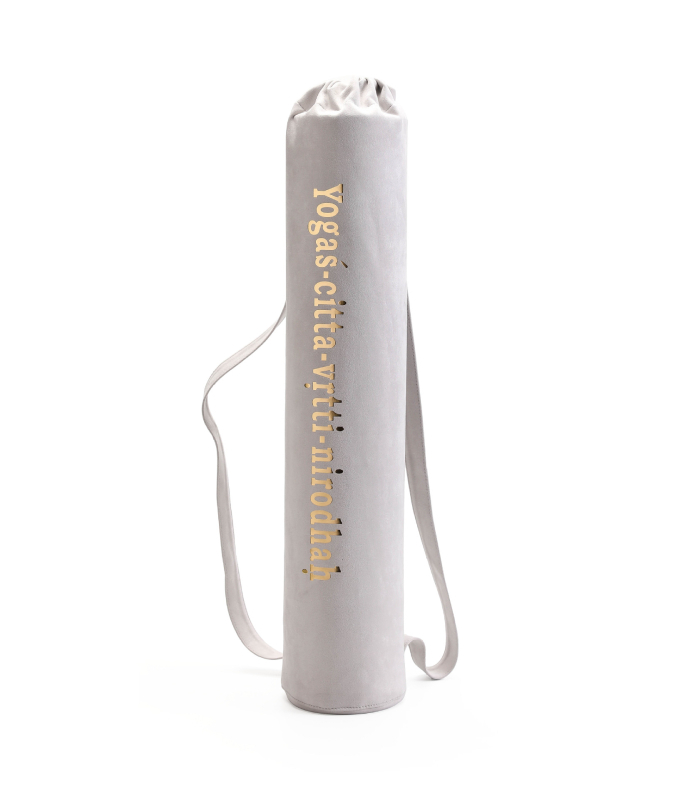 Rucsac pentru depozitarea saltelei de yoga — material suede, ultra-ușor, curea de umăr curbată, potrivit pentru yoga